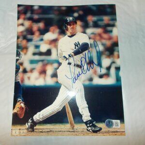 Paul O'Neill Signed New York Yankees 8x10 Beckett Certified MLB Homerun Reds